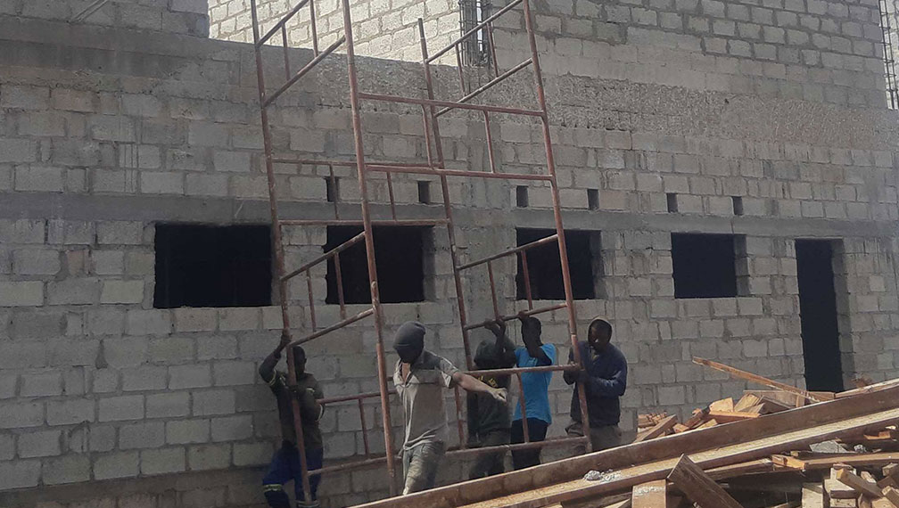 Construction of MBP Trucking Offices