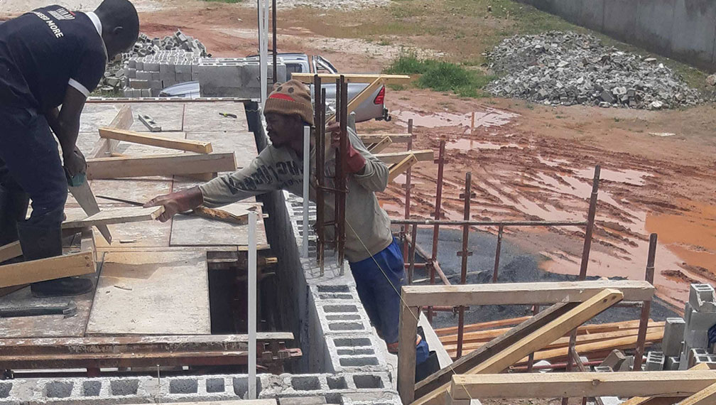 Construction of MBP Trucking Offices
