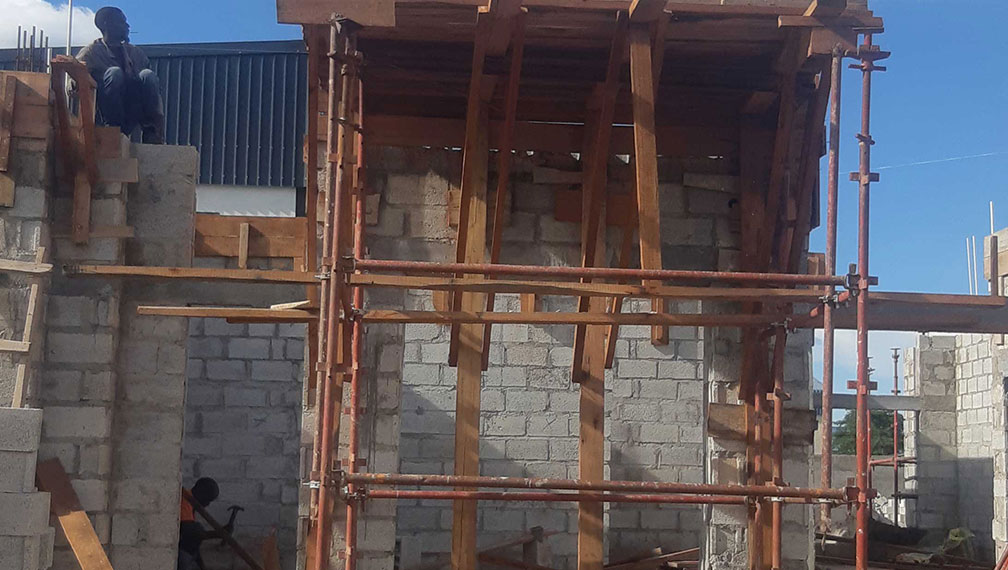 Construction of MBP Trucking Offices